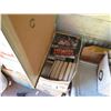 Image 8 : Contents of Container: Safety Delineators, Chairs, Joint Compound, Books, etc