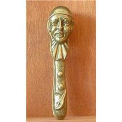 Old French Brass Nutcracker Clown Pierrot c1910#1450162