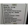 Image 3 : Delta 6" Variable Speed Grinder 23-196 New in Box