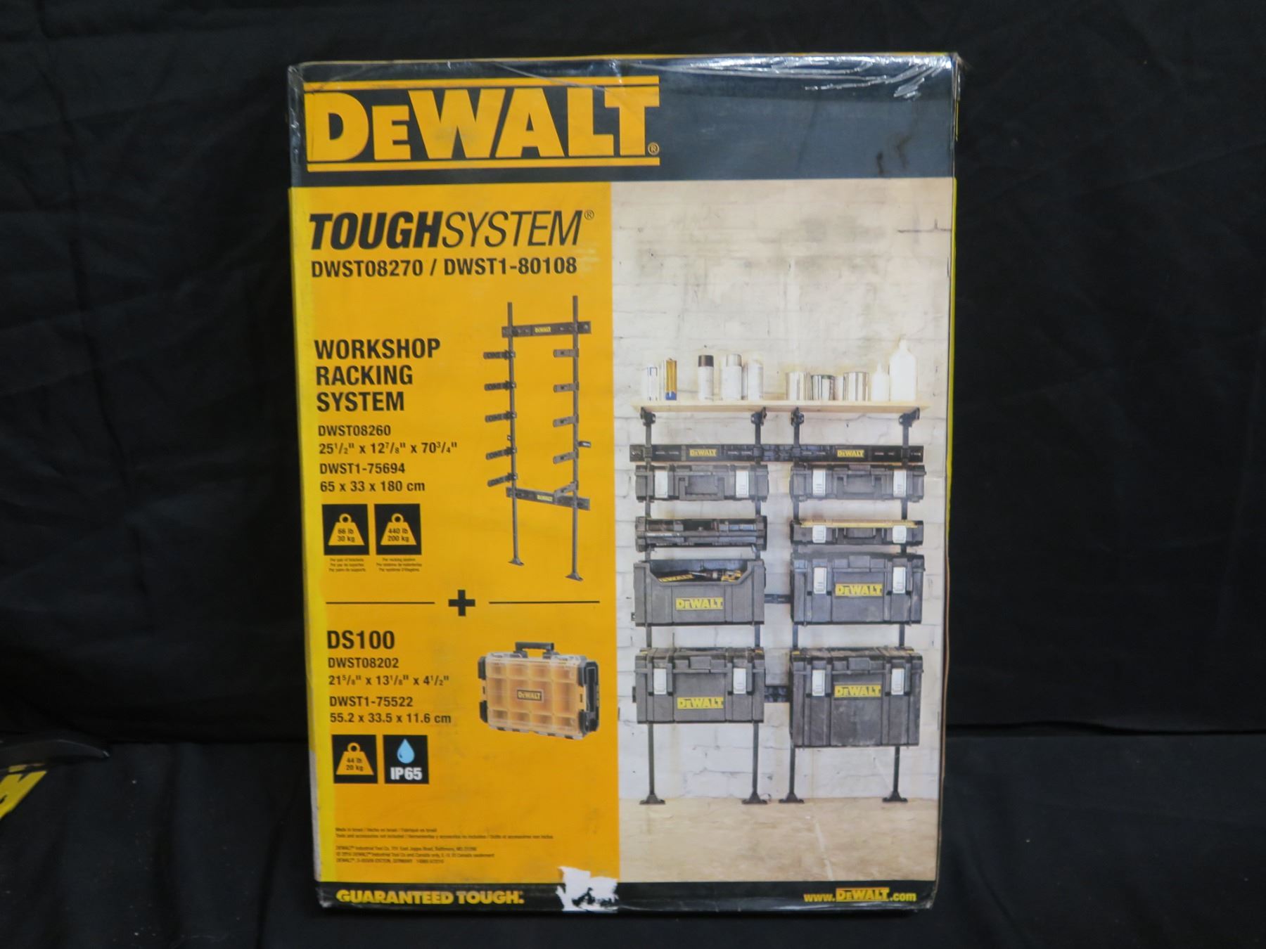 DeWalt Tough System Workshop Racking System DWST08270/DWST1-80108 New ...