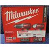 Image 1 : Milwaukee M18 Compact 2 Tool Combo Kit 2691-22 New in Box