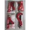 Image 1 : Qty 4 Reed Quick Release Tubing Cutters 1/4"-1-5/8" New in Package