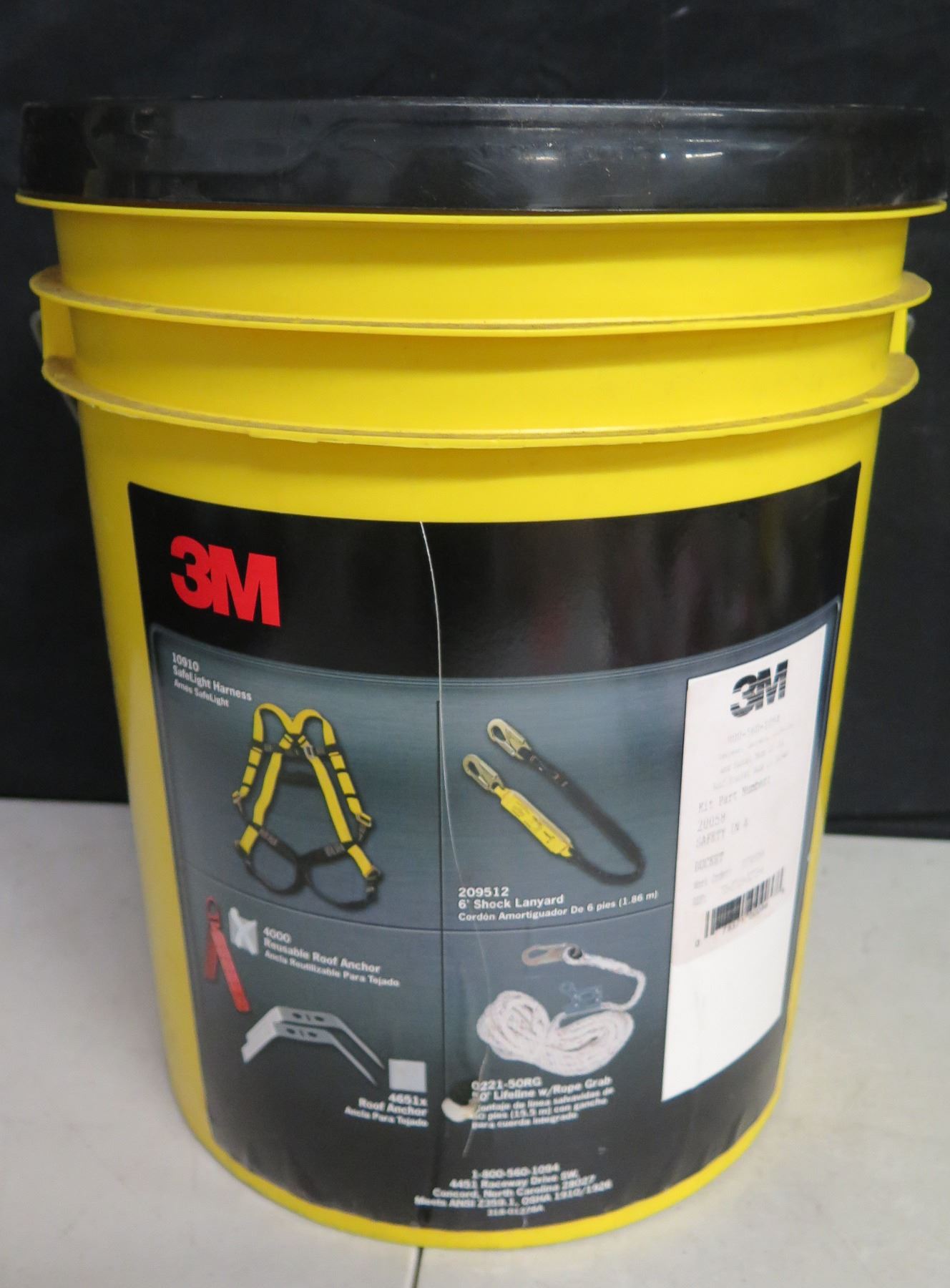 3M 20058 Fall Protection Roofing Kit Safety in a Bucket