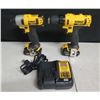 Image 1 : DeWalt DCF815 Cordless Impact Driver, DCD710 Drill Driver & Charger DCB107