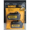 Image 1 : DeWalt 20V MAX* Lithium Ion Battery 2 Pack (3.0 Ah) DCB200-2 New in Package