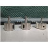 Image 2 : Qty 2 Core Bore 10pc Kit Diamond Hole Saw D-BitSet 1952 in Plastic Case