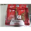 Image 2 : Milwaukee Shockwave Drill Bit Set 48-89-4630, Bosch Bits BL9IM & NKST5003 New