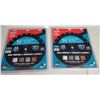 Image 1 : Qty 2 Makita 14" Diamond Blade Circular Saw Blades B-69674 New in Pkg