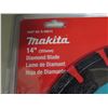 Image 3 : Qty 2 Makita 14" Diamond Blade Circular Saw Blades B-69674 New in Pkg