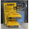 Image 1 : DeWalt 20V Max Lithium Ion 2.0 AH Battery 2 Pack New in Package