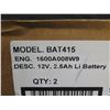 Image 3 : Box of 2 Bosch 2V Max Lithium-Ion 2.5 Ah Battery Pack  BAT415 New in Box
