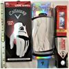 Image 1 : 2 new golf gloves (Left hand) 6 new golf balls