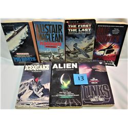 7 assorted pocket books