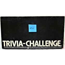 Trivia challenge board game first edition 1983