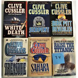 6 Clive Custler pocket books