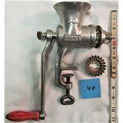 vintage 'harper' meat grinder