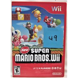 2009 Nintendo Wii Super Mario bros game comes with instructions