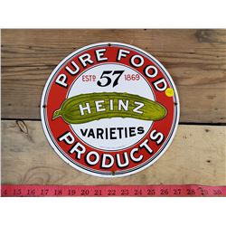 Heinz 57 Porcelain Sign (repro)