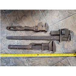 3 Antique Wrenches