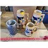 Image 1 : 4 Beer Steins