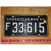 Image 1 : 1960 Saskatchewan License Plate