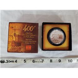 2004 $1 BU 400th anniversary of french settlement