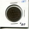 Image 1 : 1887 large cent