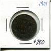 Image 1 : 1901 large cent