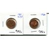 Image 1 : 1965 + 1966 one cent UNC