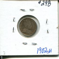 1902 5 cents silver