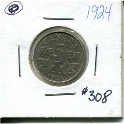 1924 5 cents