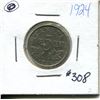 Image 1 : 1924 5 cents