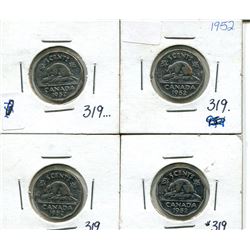 4 1952 5 cents