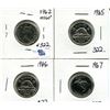 Image 1 : 1962, 65, 66, 67 5 cents MS