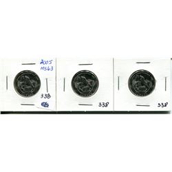 3 2005 25 cents Saskatchewan