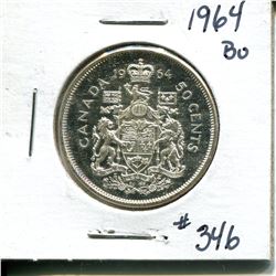 1964 50 cents silver