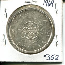 1964 silver dollar MS