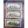 Image 2 : 3x 1967 $1 UNC sequential G/P prefix