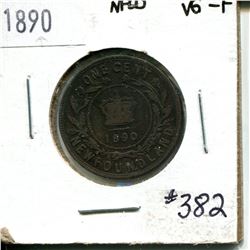 1890 1 cent Newfoundland