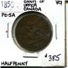 Image 1 : 1850 half penny Bank of Upper Canada