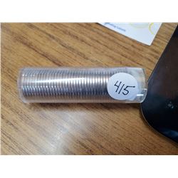 1966 5 cents roll UNC