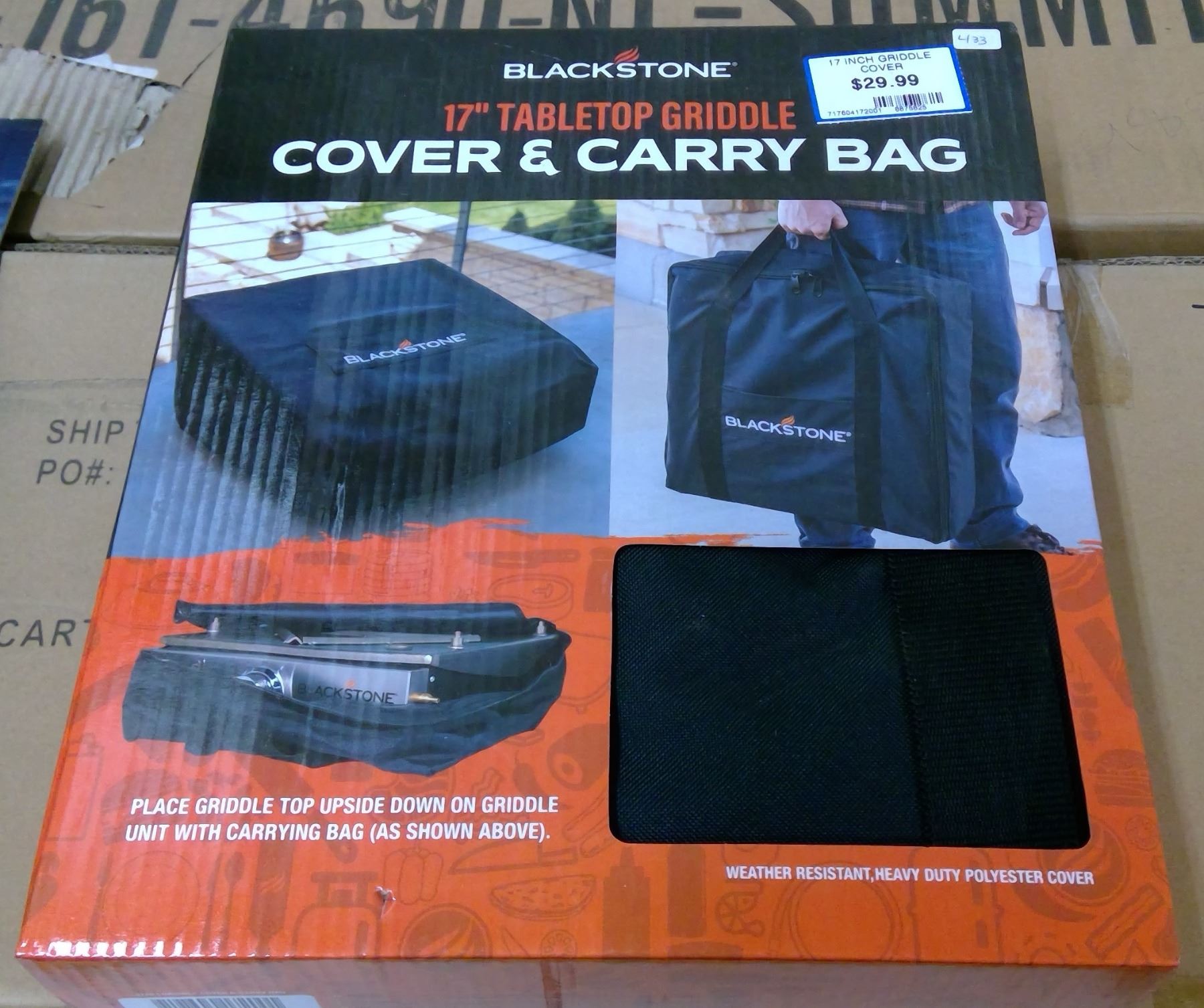 Blackstone 17" Tabletop Griddle Cover & Carry Bag Schmalz Auctions
