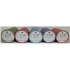 Image 2 : Set of 5 colorful flameless candles, battery operated