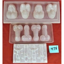 Trio adult ice cube trays
