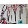 Image 1 : 5 piece set floral print "Woman's" tool set