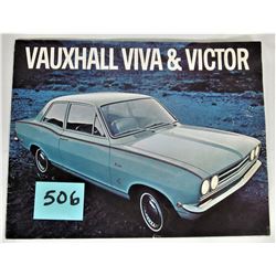 1968 GM Vauxhall Viva & Victor brochure