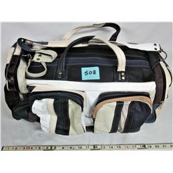 Genuine patchwork multi color leather tote bag