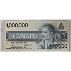 Novelty million $1 000 000 bill