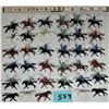Image 1 : Lot of miniature vintage plastic Western 14 cowboys, 16 indians, 35 horses