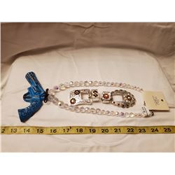 Cowgirl Necklace & 2 Buckles w/ Conches